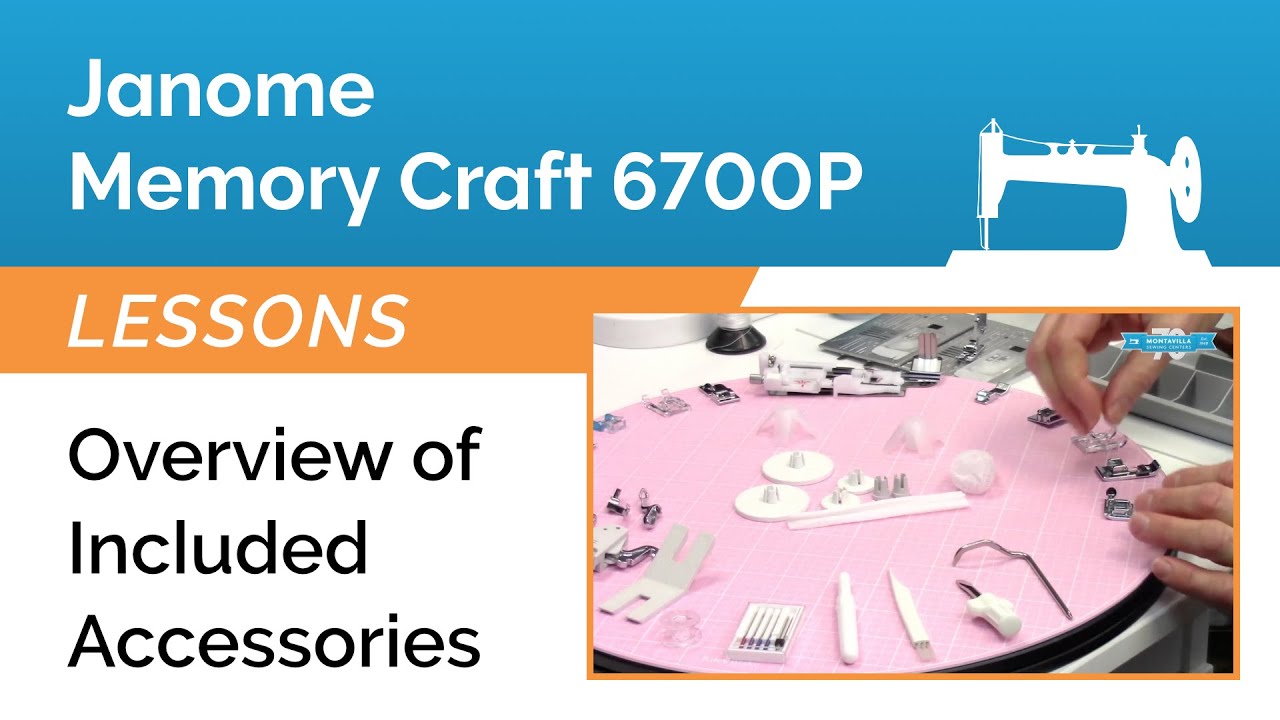 Janome Memory Craft 6700P - Macchina Da Cucire Professionale Computerizzata, 200 Punti, 1200 Punti/min - 3