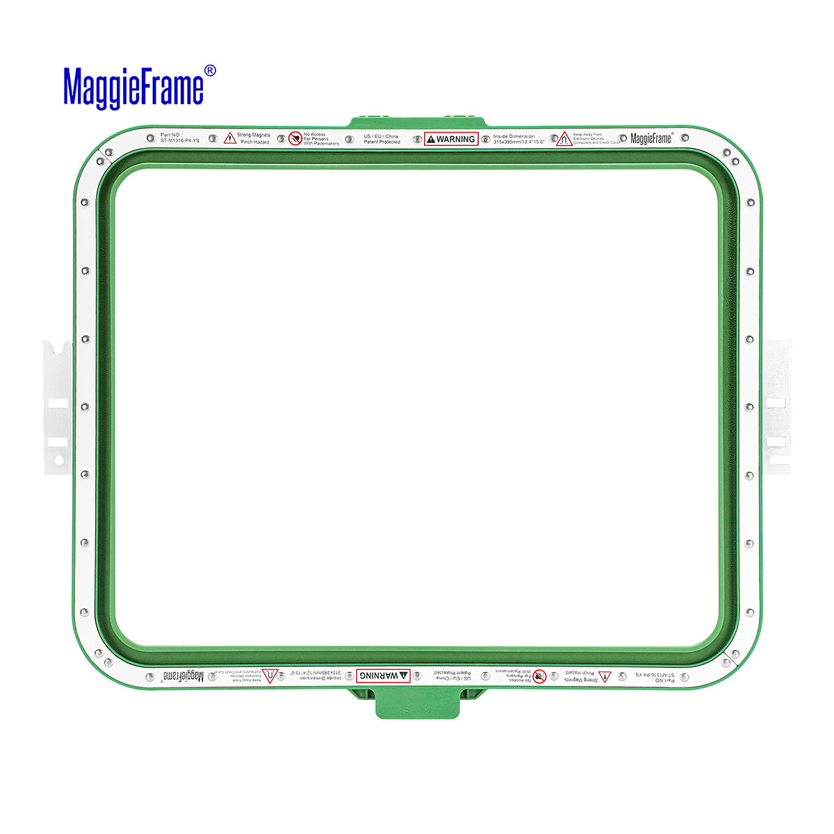 Magnetic Hoop for KAESAR Embroidery Machine, 12.4″ × 15.6″ (315