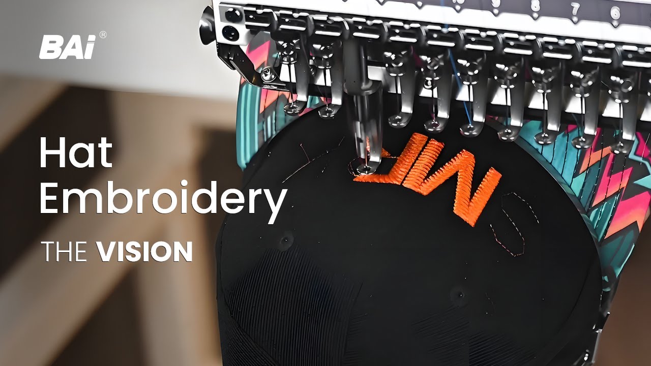 embroidery hats machine