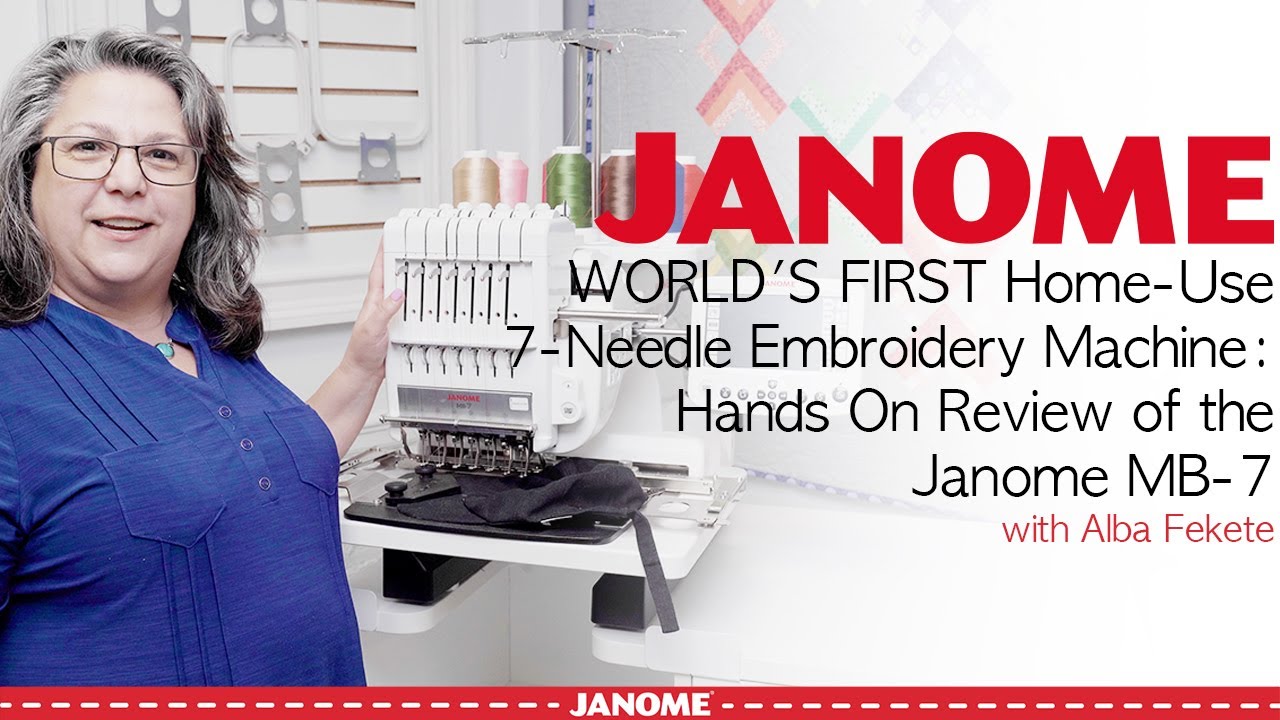 janome mb7 embroidery machine