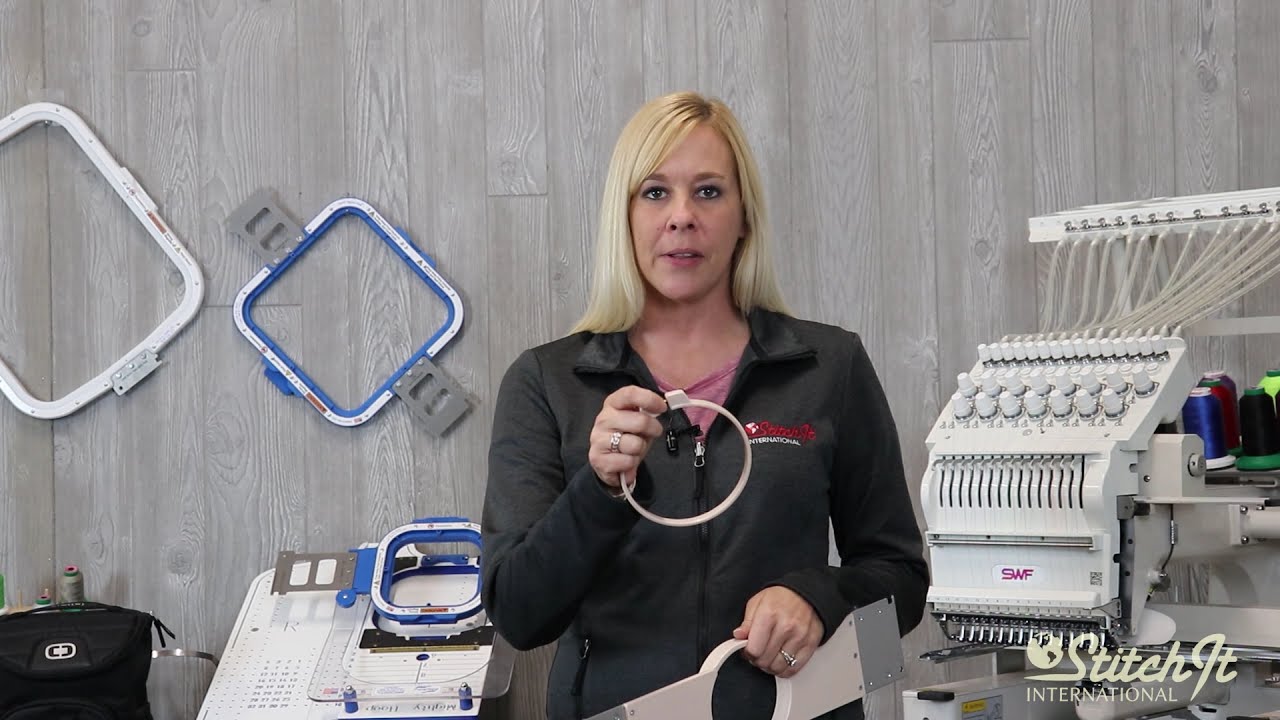 swf embroidery machine hoops