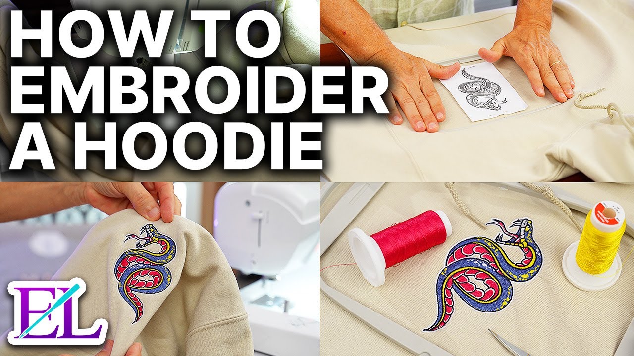 hoodie embroidery machine