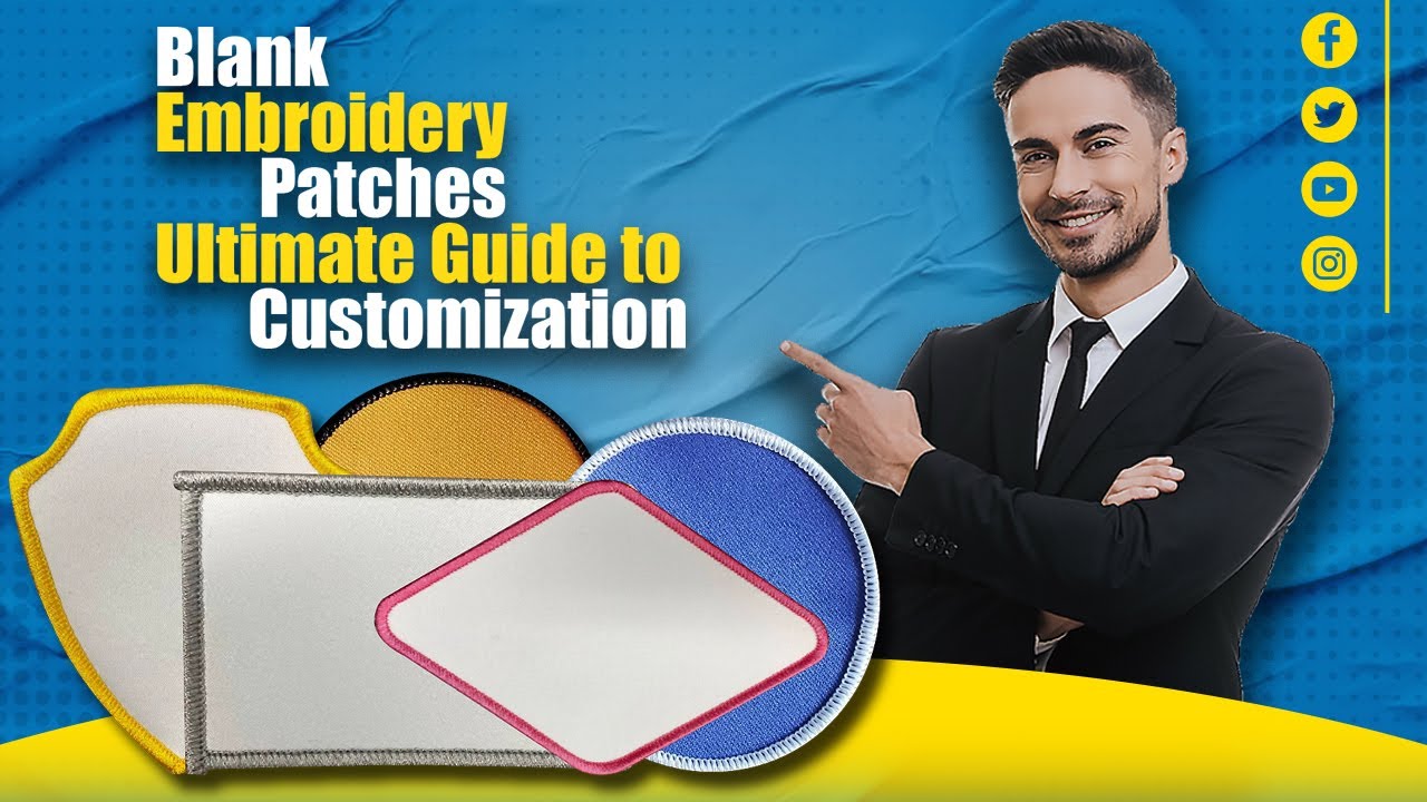 blank embroidery patches
