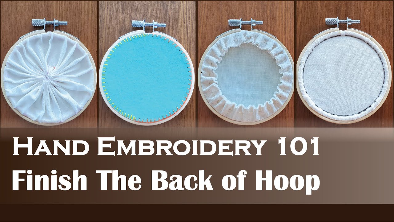 embroidery hoop backing