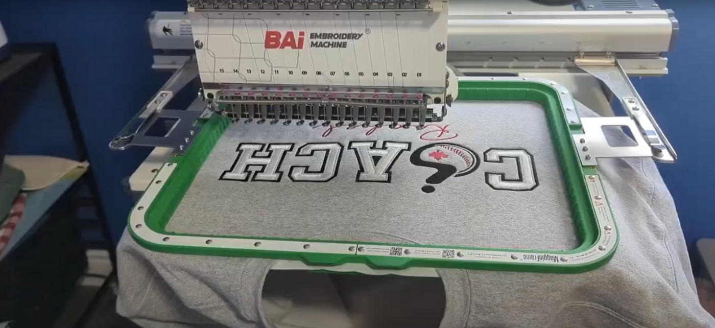 how does embroidery work