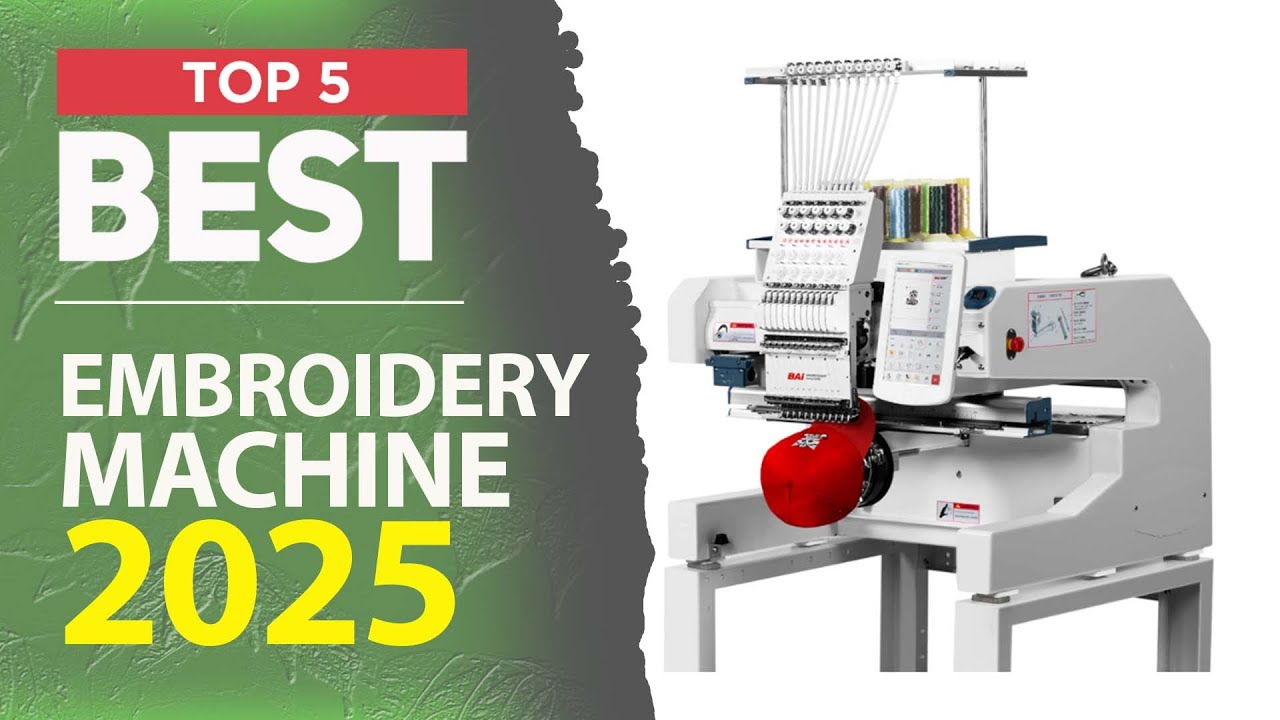 Best Embroidery Machines 2025: Wireless, Large Hoops – MaggieFrames