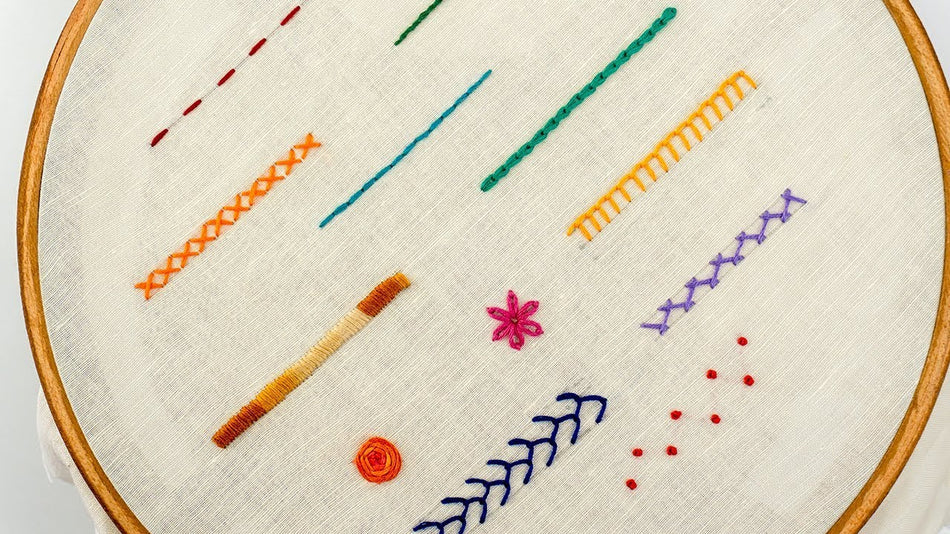 さまざまな刺繍ステッチをマスターする:手刺繍とミシン刺繍の基本テクニック – MaggieFrames