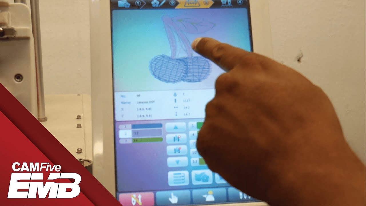camfive embroidery machine