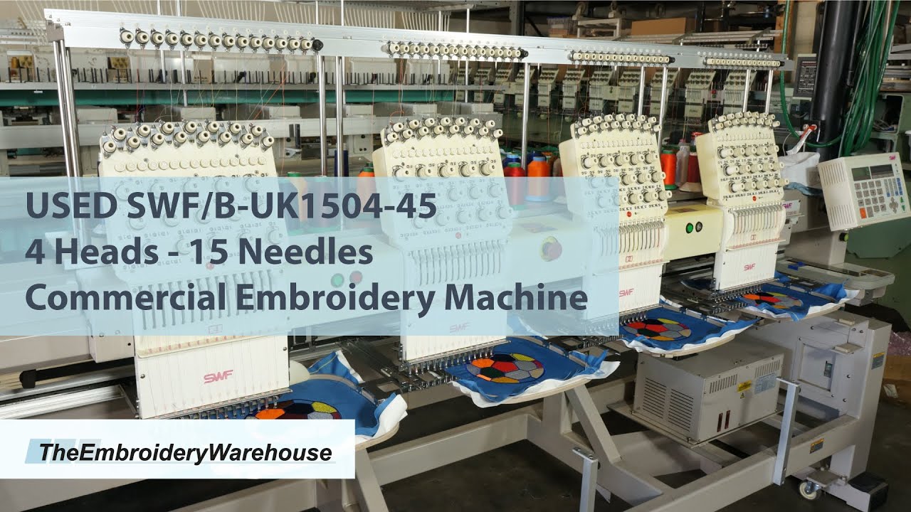 used swf embroidery machines for sale