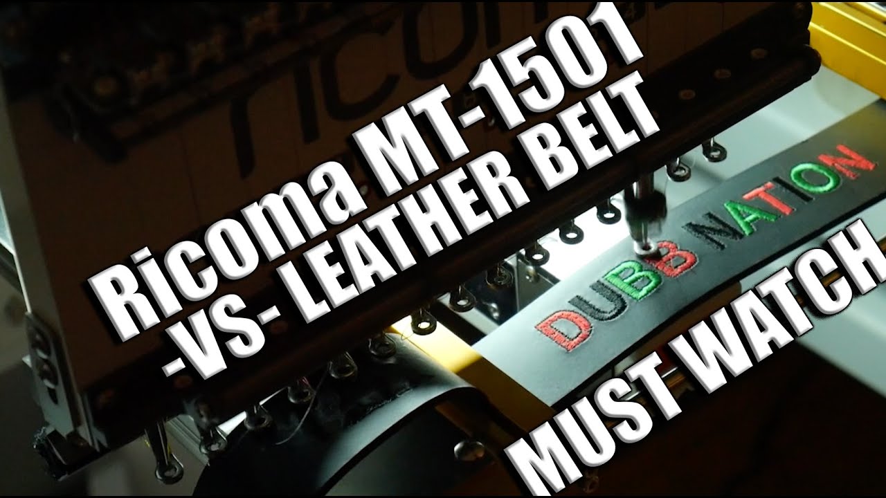 leather embroidery machine