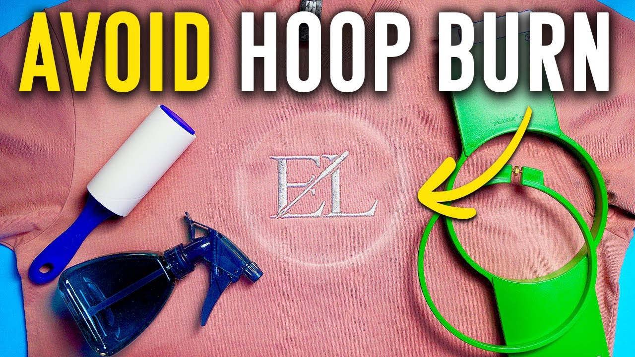 embroidery machine hoop burn