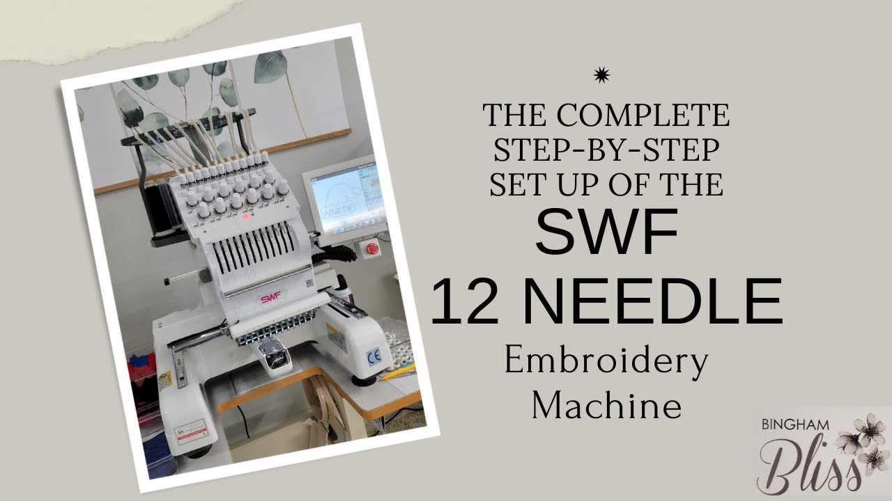 12 needle embroidery machine