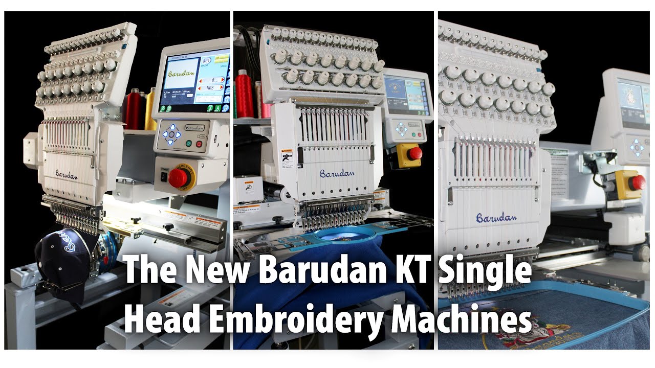 barudan single head embroidery machine