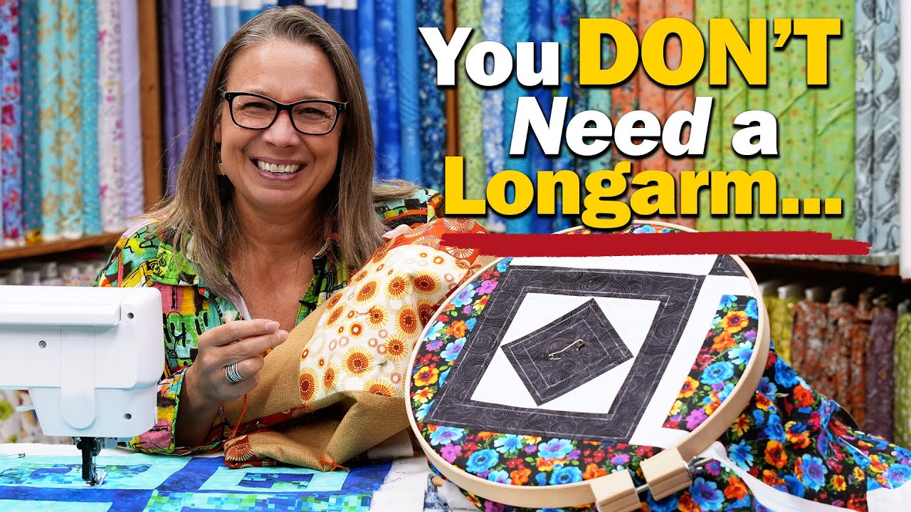 how to quilt on embroidery machine