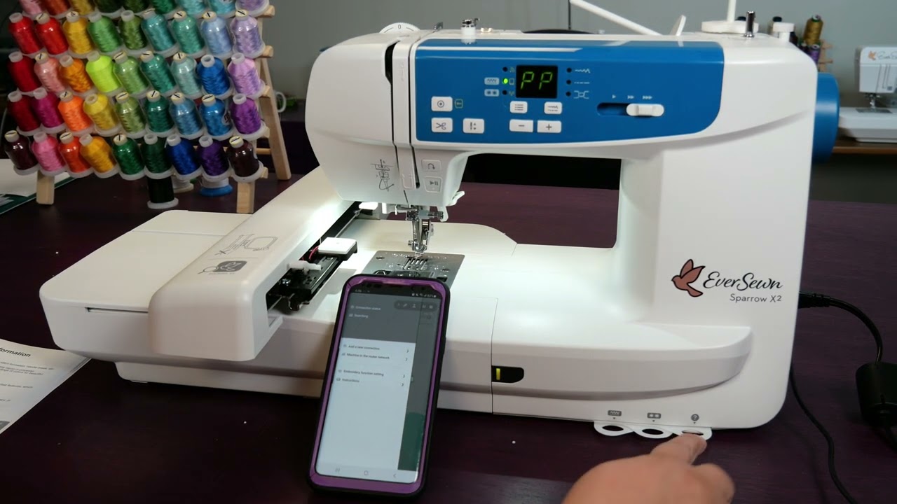 eversewn sparrow x2 embroidery machine