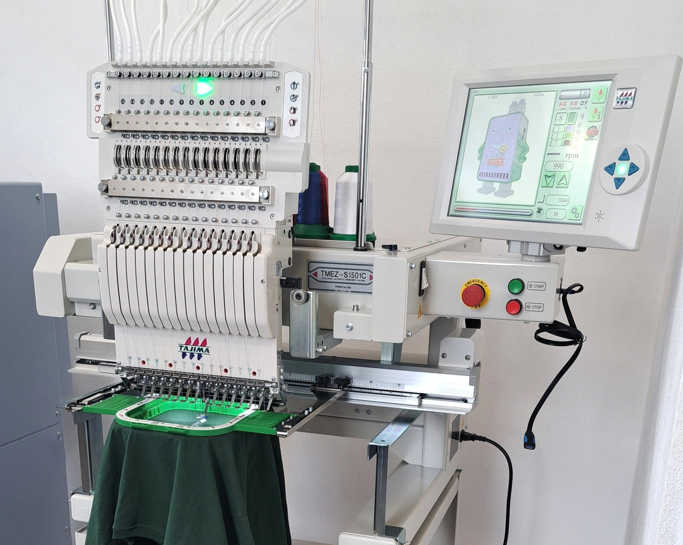 embroidery machine 15 needle