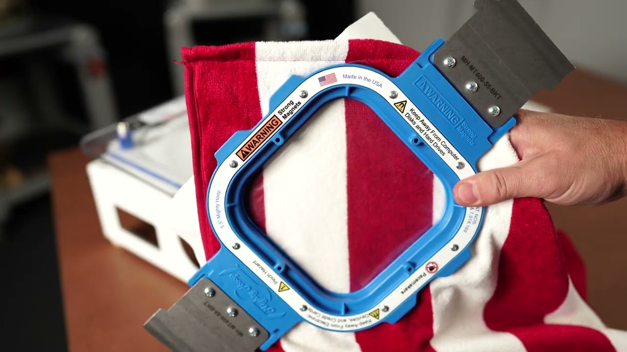 how to embroider towels