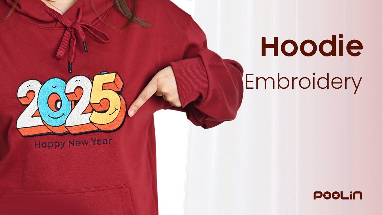embroidery hoodie