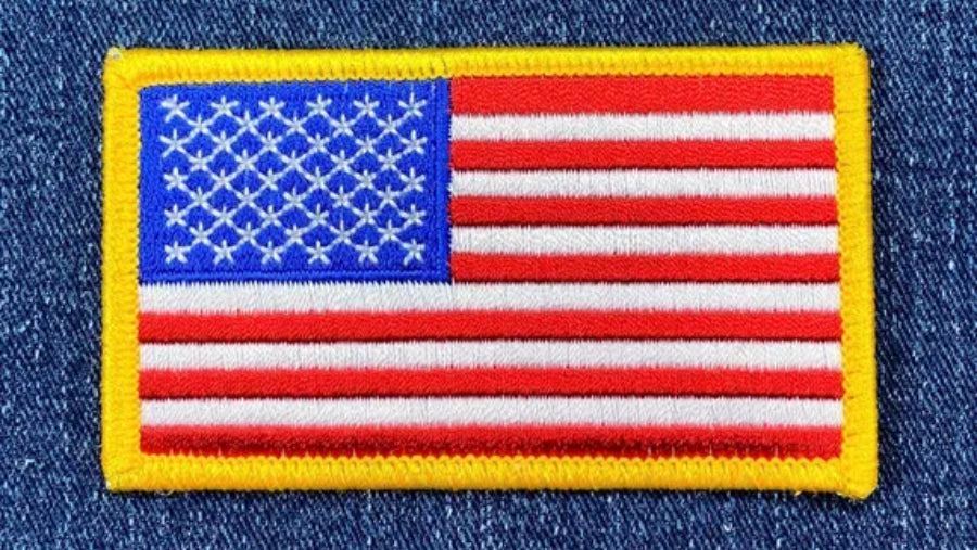 Embroidered USA Flag Patch with Yellow Border: Complete Buying Guide & Creation Tutorial