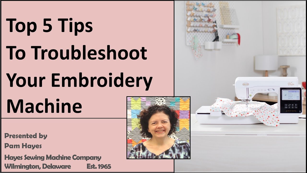 machine embroidery for beginners