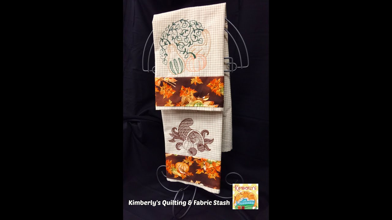 machine embroidery fall designs