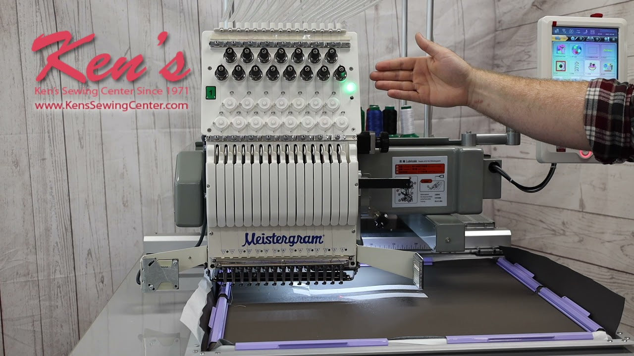 used meistergram embroidery machine for sale