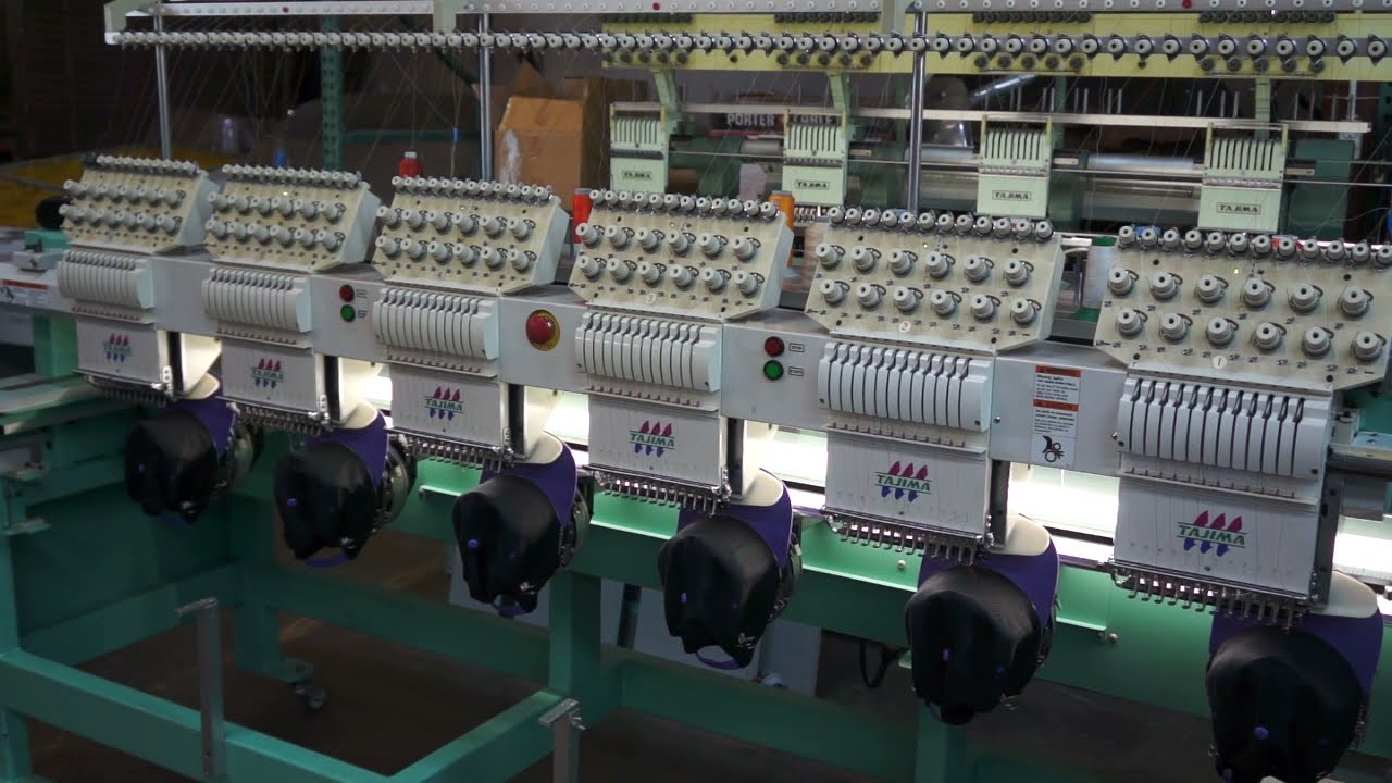 tajima 6 head embroidery machine