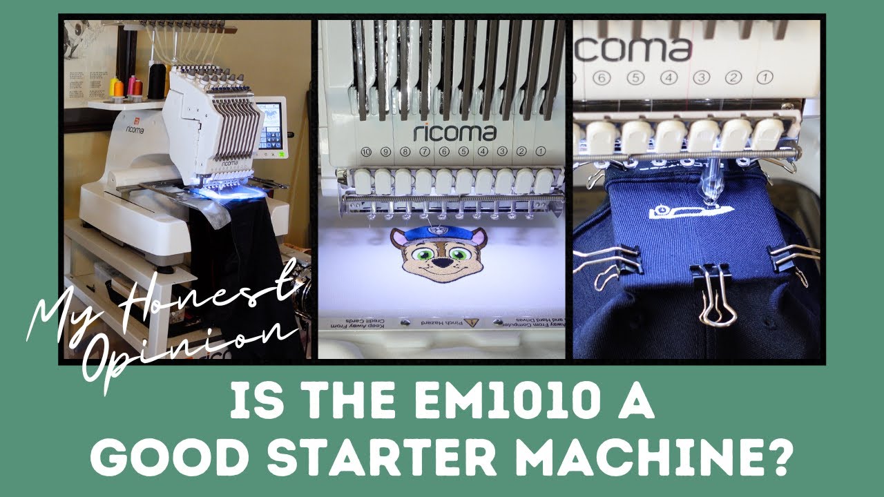 ricoma 10 needle embroidery machine