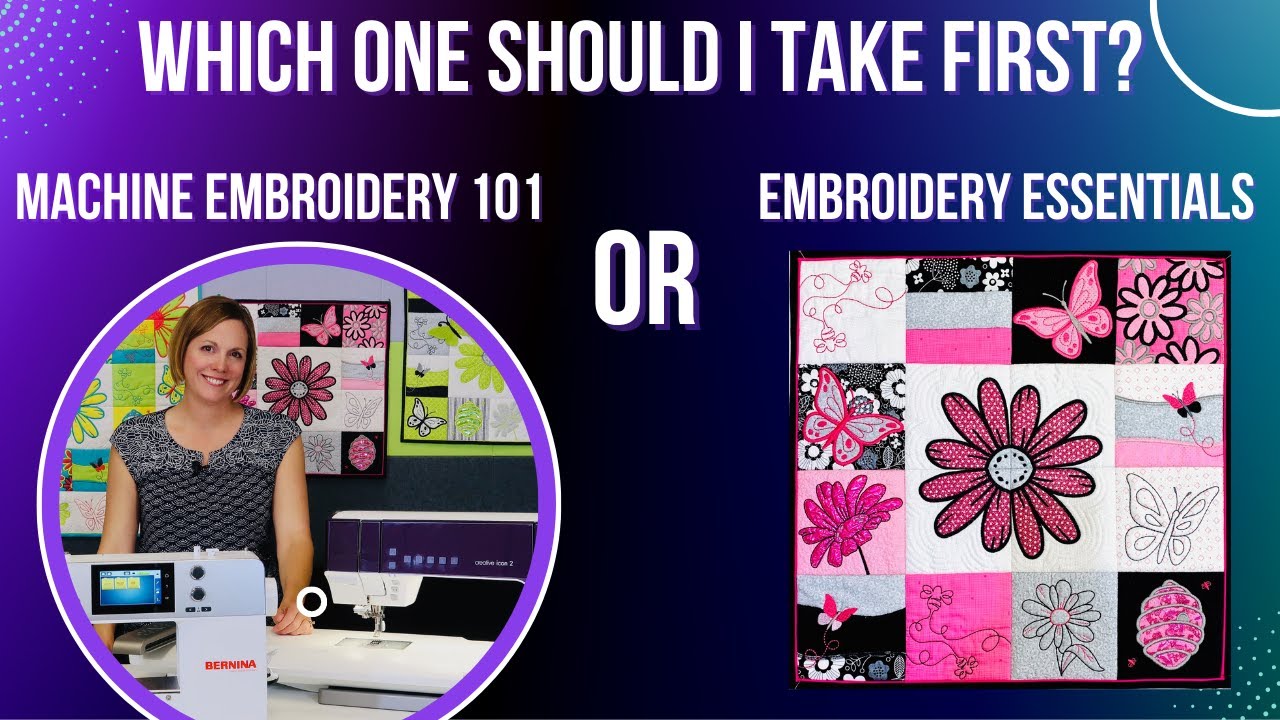 machine embroidery classes for beginners