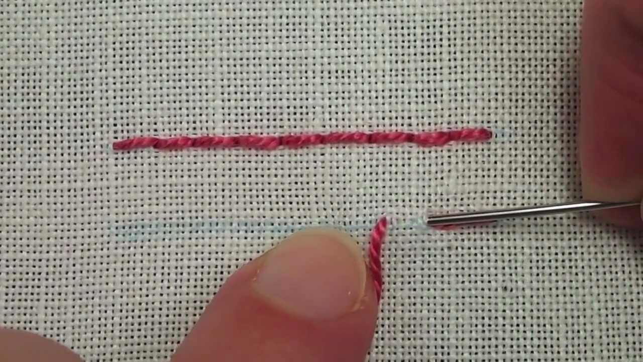 back stitching embroidery