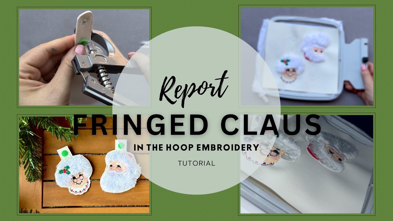 santa claus machine embroidery designs