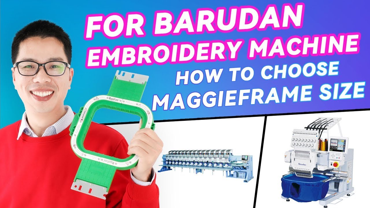 barudan embroidery machine hoops