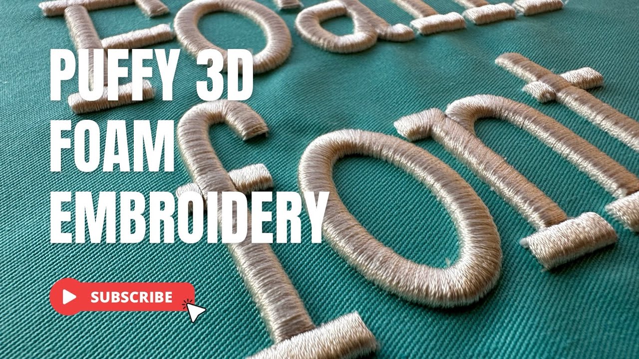 Puff Writing Puff Fonts for Embroidery: 3D Lettering Tips & Projects – MaggieFrames