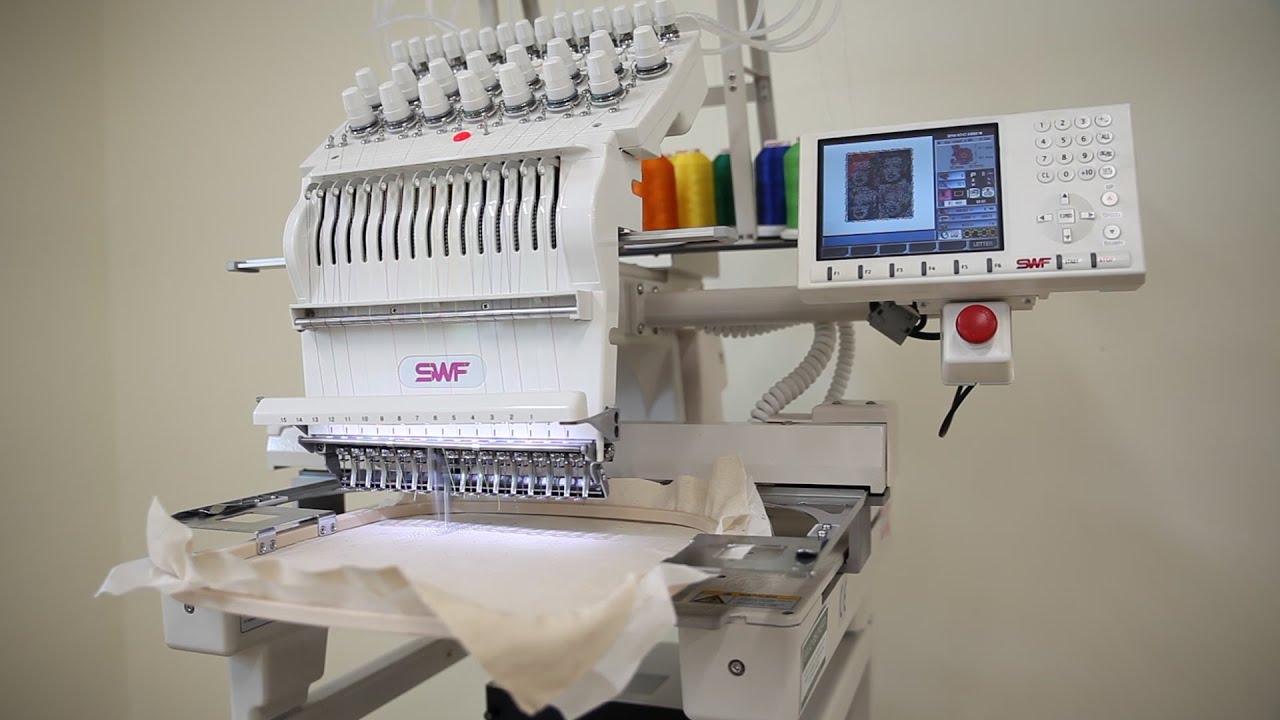 swf e-t1501c embroidery machine