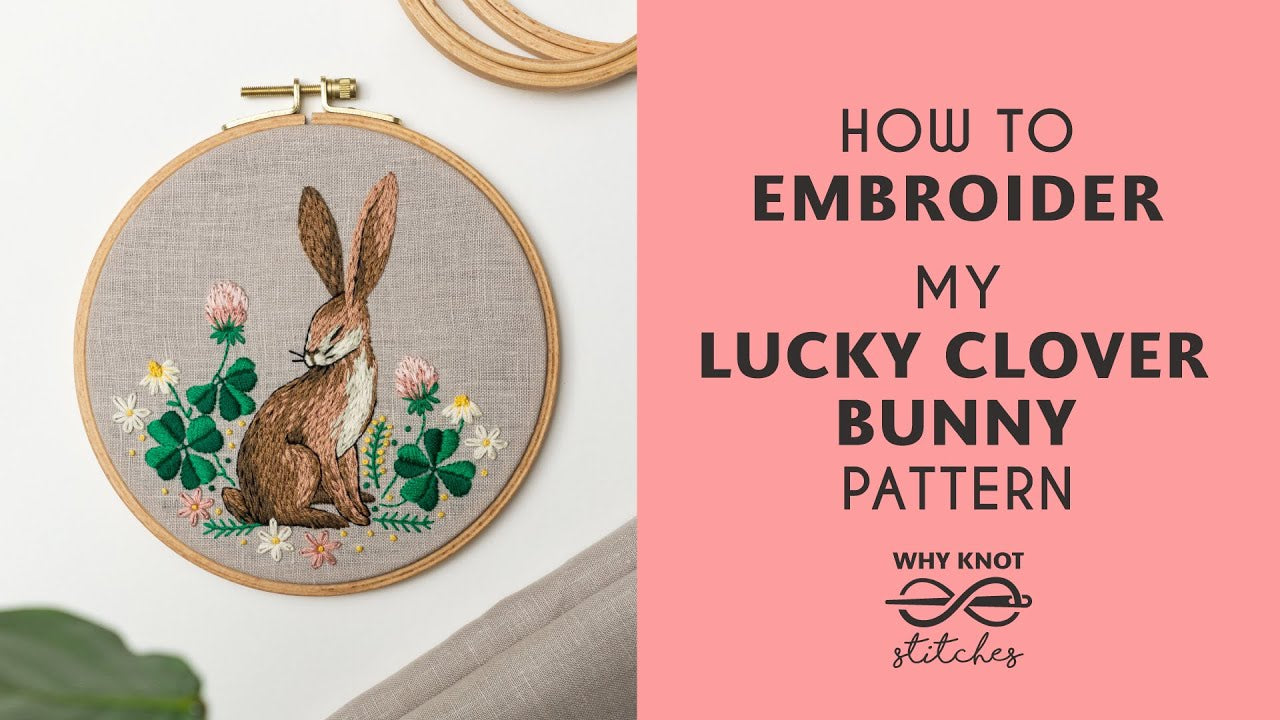 bunny embroidery