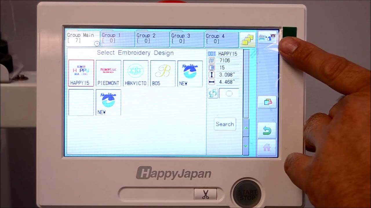 happy embroidery machine service