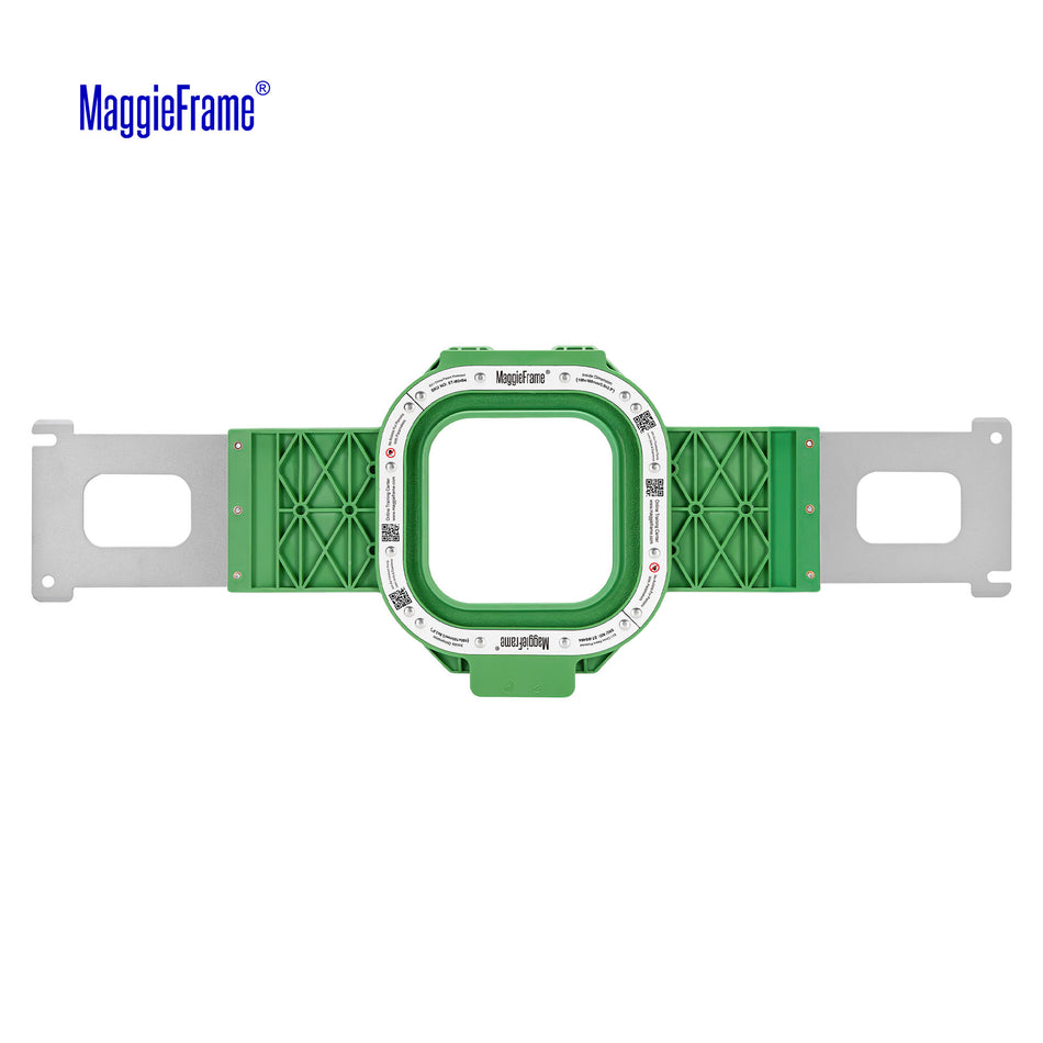 MaggieFrame 3.9x3.9 in (100x100mm) magnetic embroidery hoop for Baby lock，Brother PR,Ricoma EM1010-back view