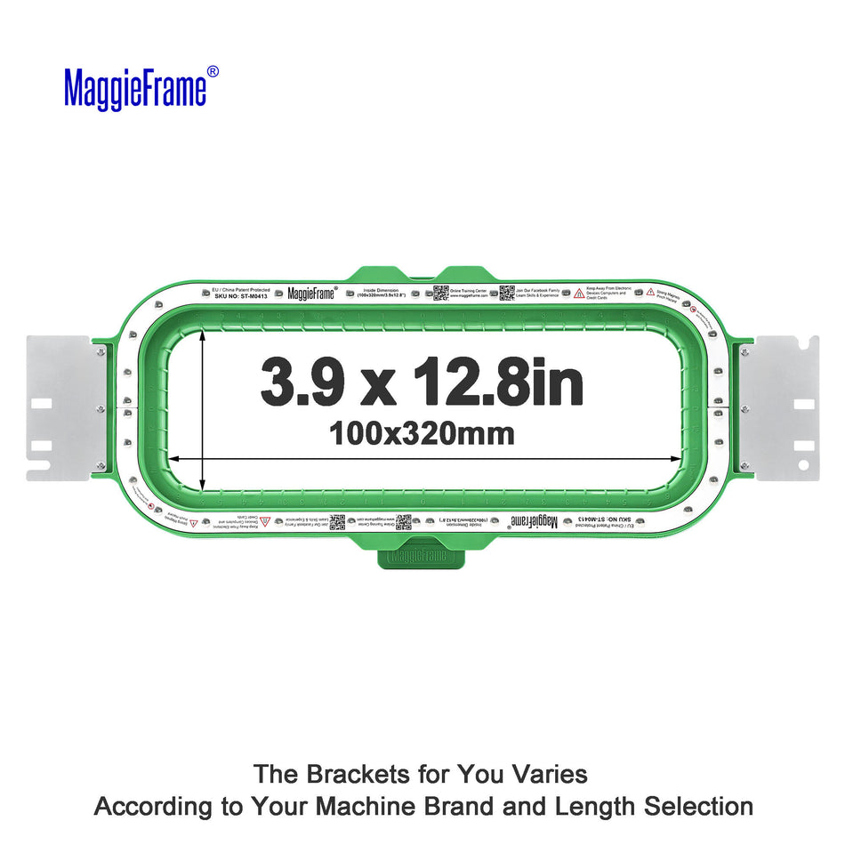 MaggieFrame Magnetic Hoop 3.9"x12.8" | 100x320mm for Smartstitch S1501 series