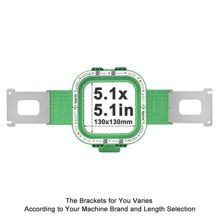 MaggieFrame 5.1x5.1 in (130x130mm) magnetic embroidery hoop for Baby lock，Brother PR,Ricoma EM1010