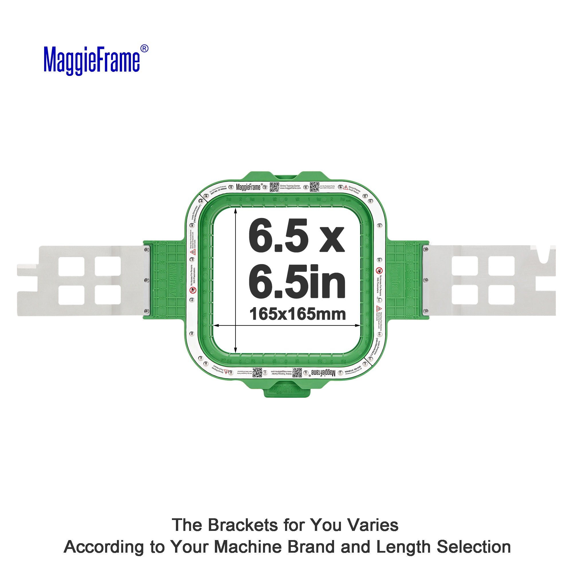 Maggieframe magnetic hoop for Barudan