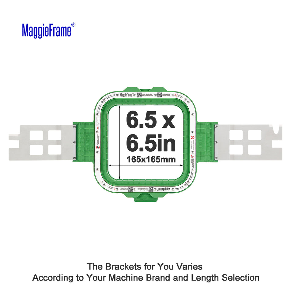 Maggieframe magnetic hoop for Barudan