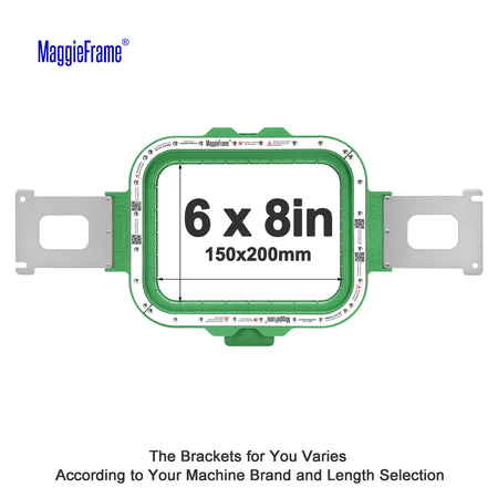 MaggieFrame 6x8 in (150x200mm) magnetic embroidery hoop for Baby lock，Brother PR,Ricoma EM1010
