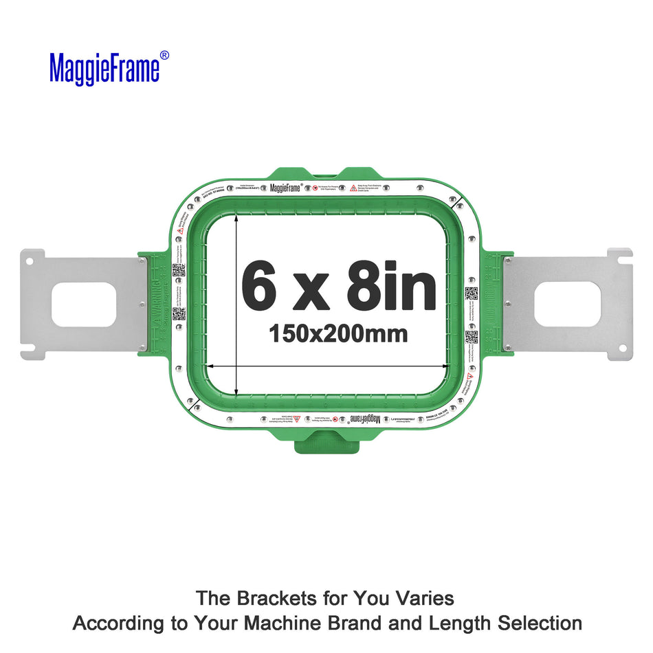 MaggieFrame 6x8 in (150x200mm) magnetic embroidery hoop for Baby lock，Brother PR,Ricoma EM1010