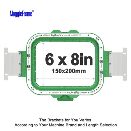 MaggieFrame 6x8in (150x200mm) magnetic embroidery hoop for Barudan