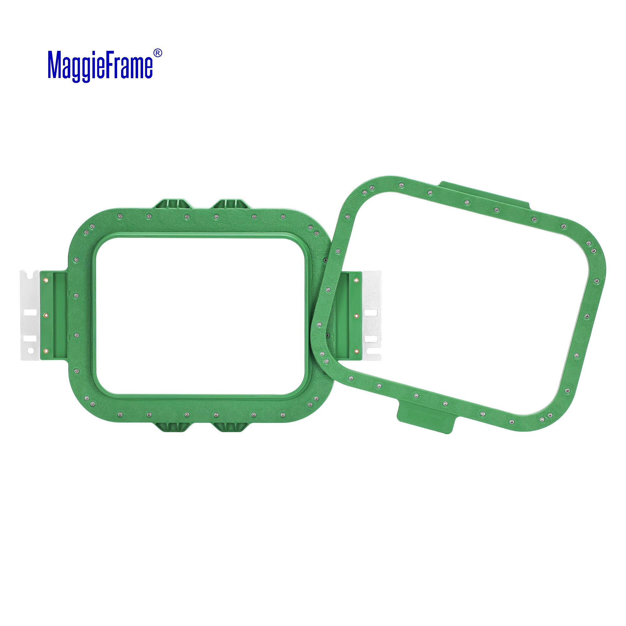 MaggieFrame 6x8 in (150x200mm) magnetic embroidery hoop – Unfolded view