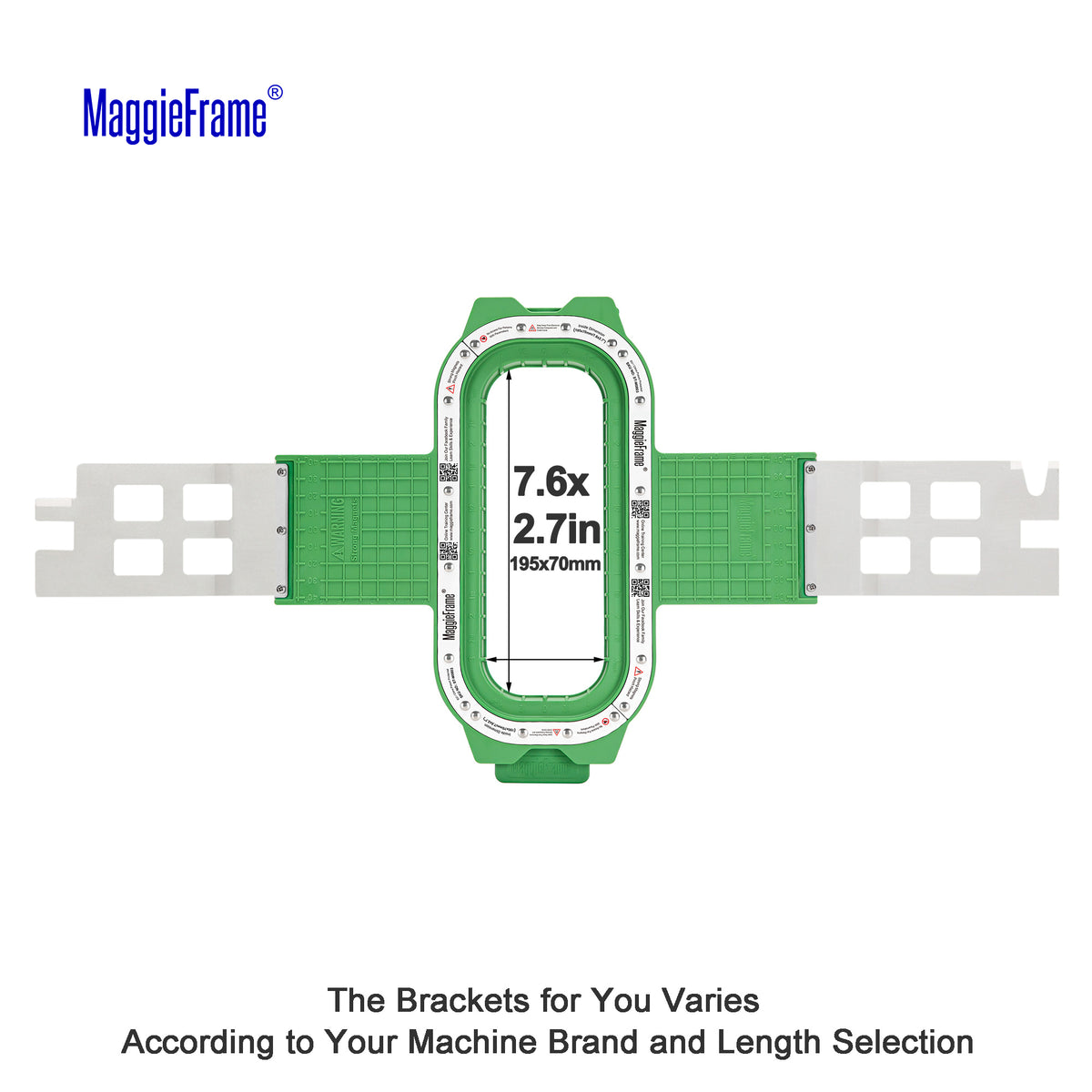 Maggieframe magnetic hoop for Barudan
