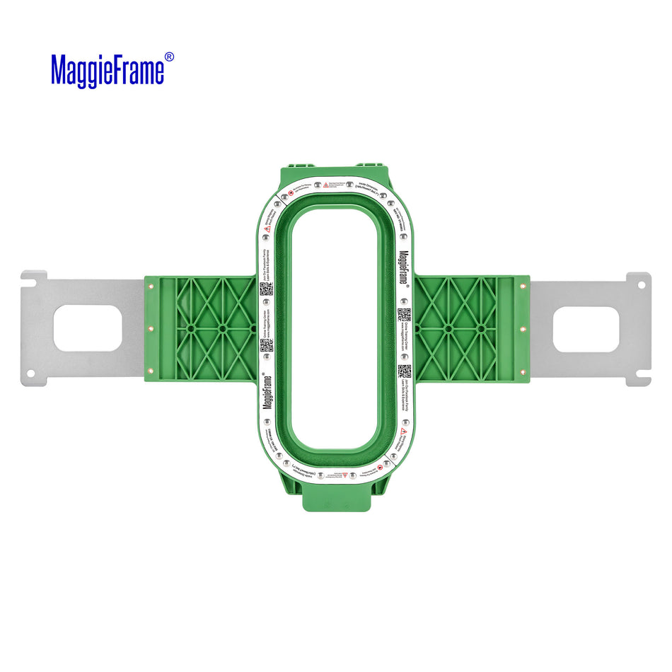 MaggieFrame 7.6x2.7 in (195x70mm) magnetic embroidery hoop for Baby lock，Brother PR,Ricoma EM1010-BACK
