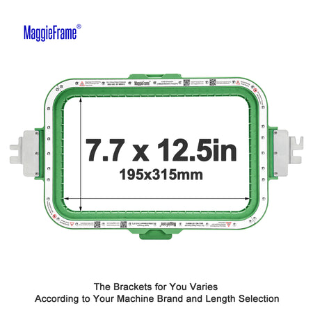 Maggieframe magnetic hoop for Barudan