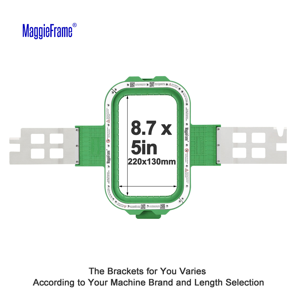 Maggieframe magnetic hoop for Barudan