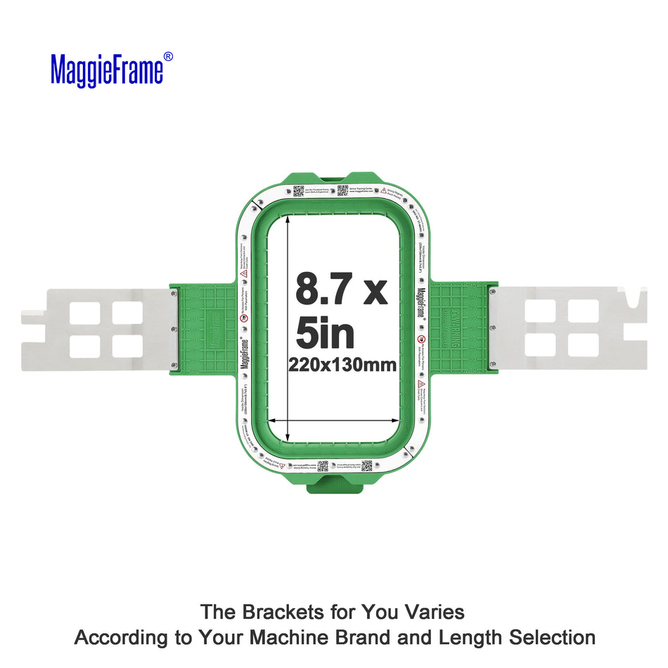 Maggieframe magnetic hoop for Barudan